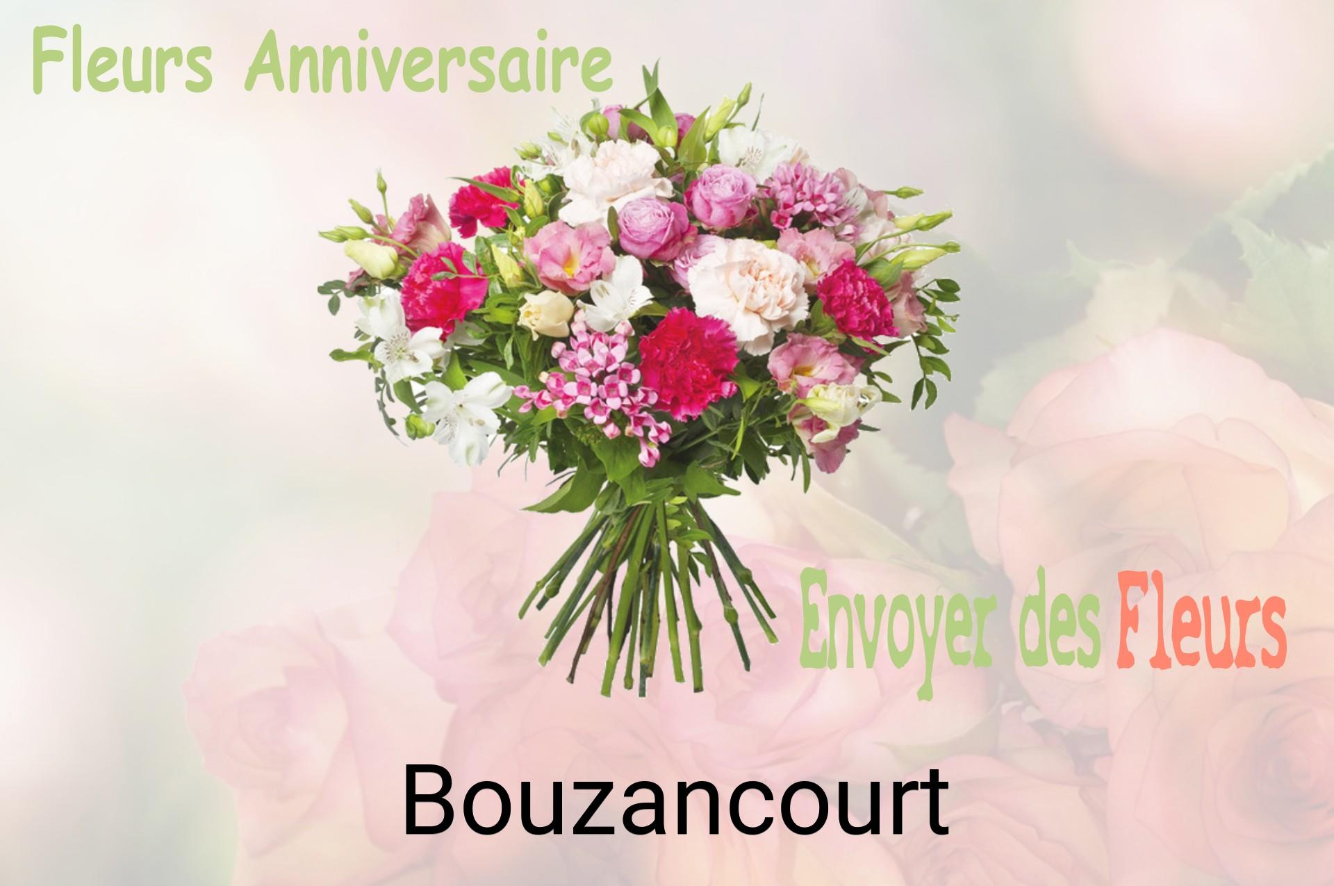 Bouquet de fleurs d’anniversaire livré à Bouzancourt
