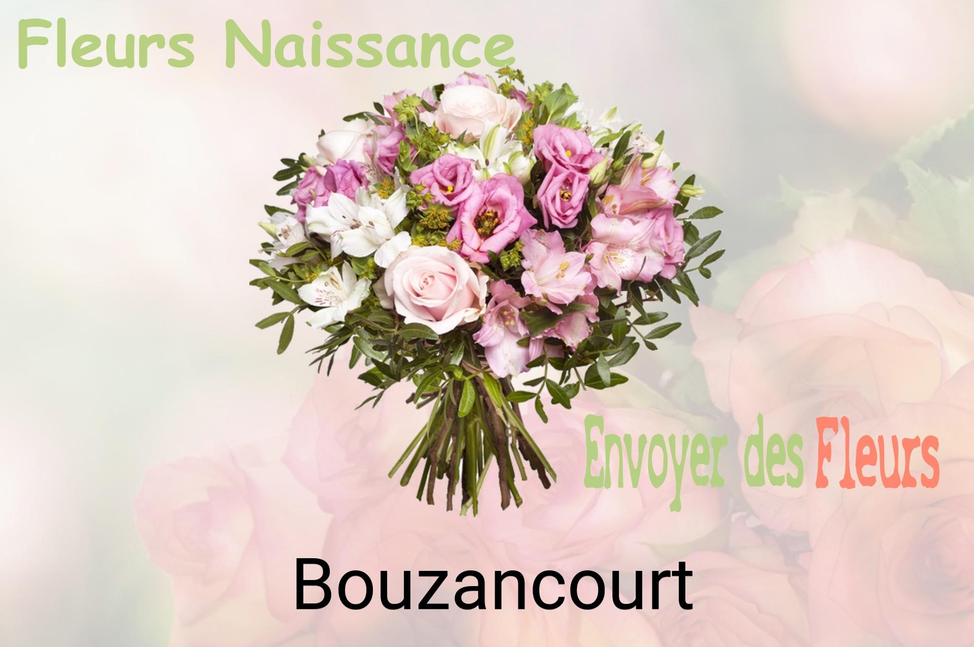 Bouquet de fleurs de naissance livré à Bouzancourt