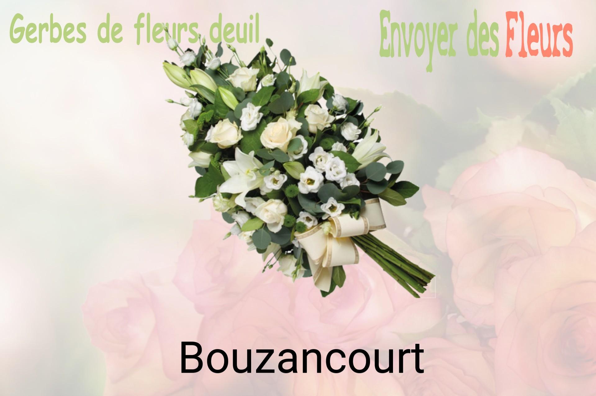 Gerbe de fleurs de deuil livrée à Bouzancourt